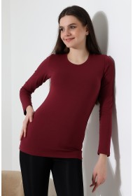 19646 KADIN UZUN KOL BİSİKLET YAKA BADY 19646 KADIN UZUN KOL BİSİKLET YAKA BADY