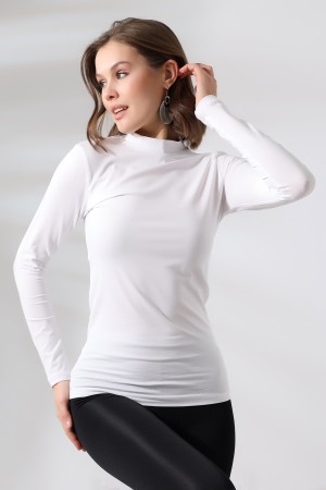 19939 KADIN UZUN KOL YARIM BALIKCI YAKA BADY