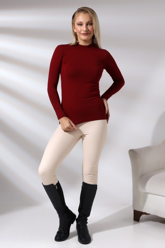 19939 KADIN UZUN KOL YARIM BALIKCI YAKA BADY 19939 KADIN UZUN KOL YARIM BALIKCI YAKA BADY