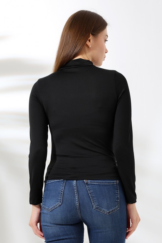 21728 KADIN MİKROPOLY UZUN KOL YARIM BALIKCI YAKA BADY 21728 KADIN MİKROPOLY UZUN KOL YARIM BALIKCI YAKA BADY