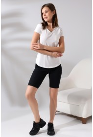 21065 KADIN KISA KOL CEPLİ LYC PİS V YAKA BADY 21065 KADIN KISA KOL CEPLİ LYC PİS V YAKA BADY