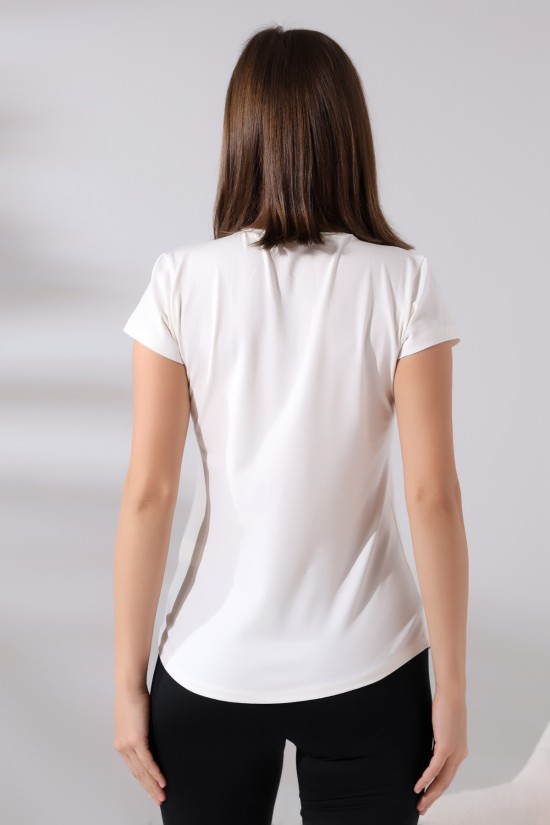 21065 KADIN KISA KOL CEPLİ LYC PİS V YAKA BADY 