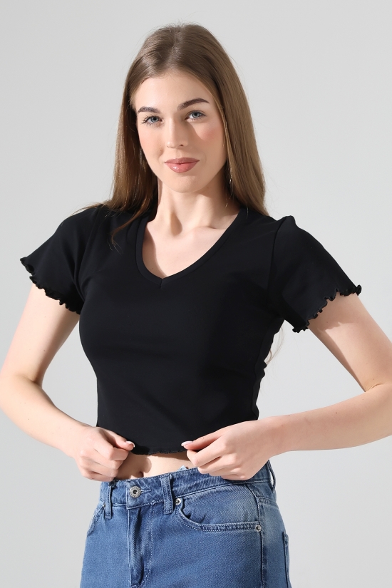 21810 KADIN PENYE KOMPAKT LİKRASIZ RİB PAMUKLU KISA KOLU VE ETEĞİ BÜZGÜ BEBE OVERLOKLU V YAKA TSHIRT 21810 KADIN PENYE KOMPAKT LİKRASIZ RİB PAMUKLU KISA KOLU VE ETEĞİ BÜZGÜ BEBE OVERLOKLU V YAKA TSHIRT