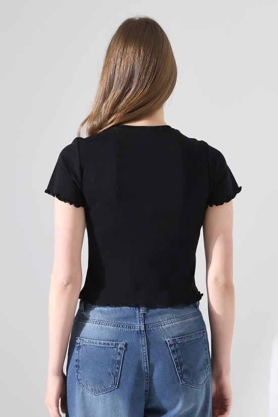 21810 KADIN PENYE KOMPAKT LİKRASIZ RİB PAMUKLU KISA KOLU VE ETEĞİ BÜZGÜ BEBE OVERLOKLU V YAKA TSHIRT 21810 KADIN PENYE KOMPAKT LİKRASIZ RİB PAMUKLU KISA KOLU VE ETEĞİ BÜZGÜ BEBE OVERLOKLU V YAKA TSHIRT