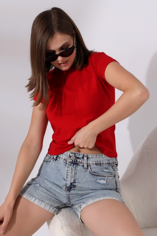 21060 BAYAN KISA KOL BİSİKLET YAKA BADY 21060 BAYAN KISA KOL BİSİKLET YAKA BADY