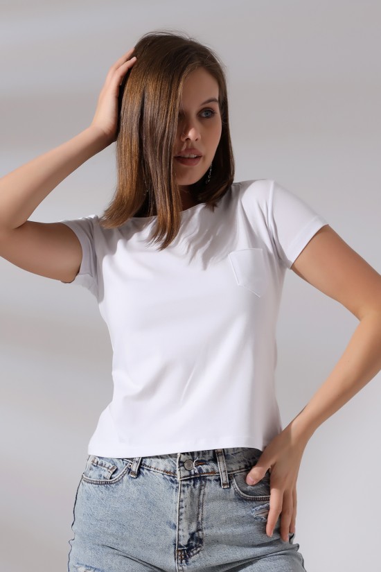 21066 KADIN KISA KOL CEPLİ LYC PİS BİSİKLET YAKA BADY 21066 KADIN KISA KOL CEPLİ LYC PİS BİSİKLET YAKA BADY