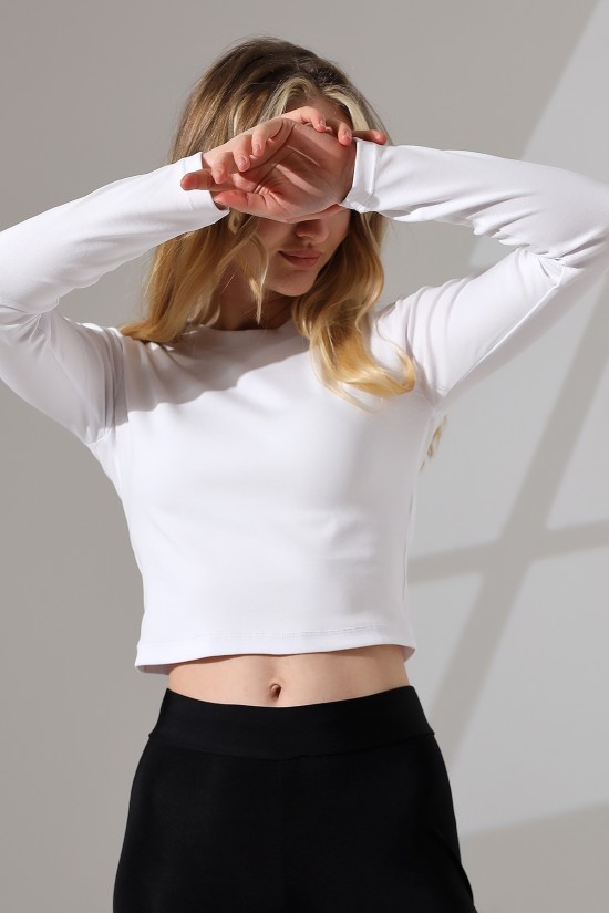 21651 KADIN FULL LYC COMPACK PENYE RİB UZUN KOL DİK BİSİKLET YAKA TSHIRT 21651 KADIN FULL LYC COMPACK PENYE RİB UZUN KOL DİK BİSİKLET YAKA TSHIRT