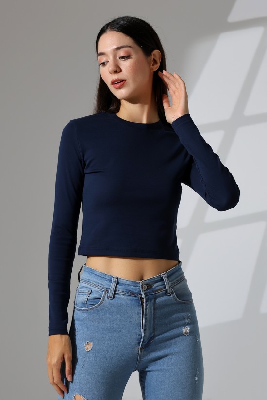 21651 KADIN FULL LYC COMPACK PENYE RİB UZUN KOL DİK BİSİKLET YAKA TSHIRT 21651 KADIN FULL LYC COMPACK PENYE RİB UZUN KOL DİK BİSİKLET YAKA TSHIRT