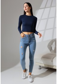 21651 KADIN FULL LYC KOMPAKT PENYE RİB UZUN KOL DİK BİSİKLET YAKA TSHIRT 21651 KADIN FULL LYC KOMPAKT PENYE RİB UZUN KOL DİK BİSİKLET YAKA TSHIRT