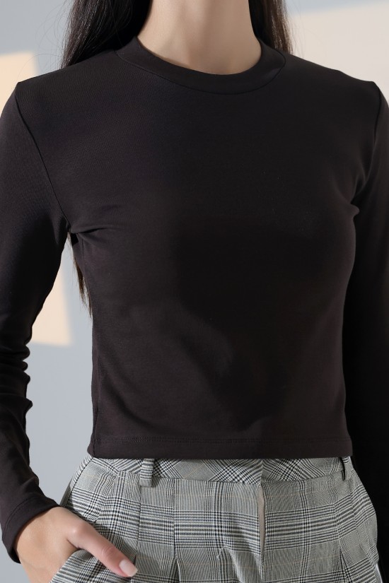 21651 KADIN FULL LYC KOMPAKT PENYE RİB UZUN KOL DİK BİSİKLET YAKA TSHIRT 21651 KADIN FULL LYC KOMPAKT PENYE RİB UZUN KOL DİK BİSİKLET YAKA TSHIRT