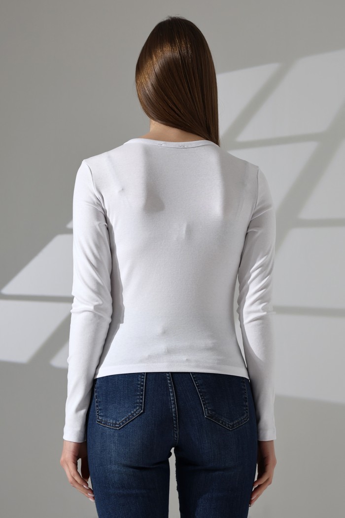 21926 KADIN FULL LYC KOMPAKT PENYE RİB UZUN KOL AÇIK PATLI DÜĞMELİ TSHIRT 21926 KADIN FULL LYC KOMPAKT PENYE RİB UZUN KOL AÇIK PATLI DÜĞMELİ TSHIRT