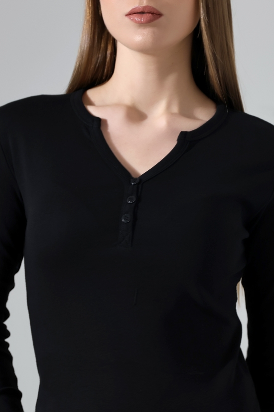 21926 KADIN FULL LYC KOMPAKT PENYE RİB UZUN KOL AÇIK PATLI DÜĞMELİ TSHIRT 21926 KADIN FULL LYC KOMPAKT PENYE RİB UZUN KOL AÇIK PATLI DÜĞMELİ TSHIRT