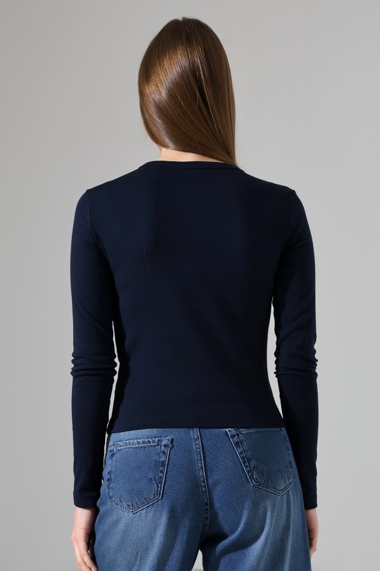 21926 KADIN FULL LYC KOMPAKT PENYE RİB UZUN KOL AÇIK PATLI DÜĞMELİ TSHIRT 21926 KADIN FULL LYC KOMPAKT PENYE RİB UZUN KOL AÇIK PATLI DÜĞMELİ TSHIRT