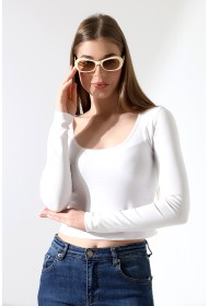 21946 KADIN FULL LYC COMP PENYE RİB UZUN KOL OVAL YAKASI TIRN LAST.DANTEL YAKA TSHIRT 21946 KADIN FULL LYC COMP PENYE RİB UZUN KOL OVAL YAKASI TIRN LAST.DANTEL YAKA TSHIRT
