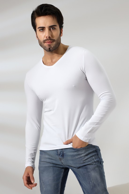 19648 ERKEK SLİM FIT UZUN KOL V YAKA BADY 19648 ERKEK SLİM FIT UZUN KOL V YAKA BADY
