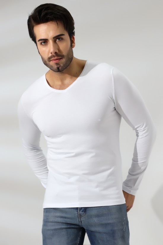 19648 ERKEK SLİM FIT UZUN KOL V YAKA BADY 19648 ERKEK SLİM FIT UZUN KOL V YAKA BADY