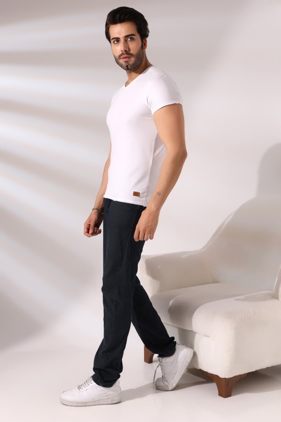 19955 ERKEK SLİM FİT KISA KOL V YAKA PİS DİKİMLİ BADY 19955 ERKEK SLİM FİT KISA KOL V YAKA PİS DİKİMLİ BADY