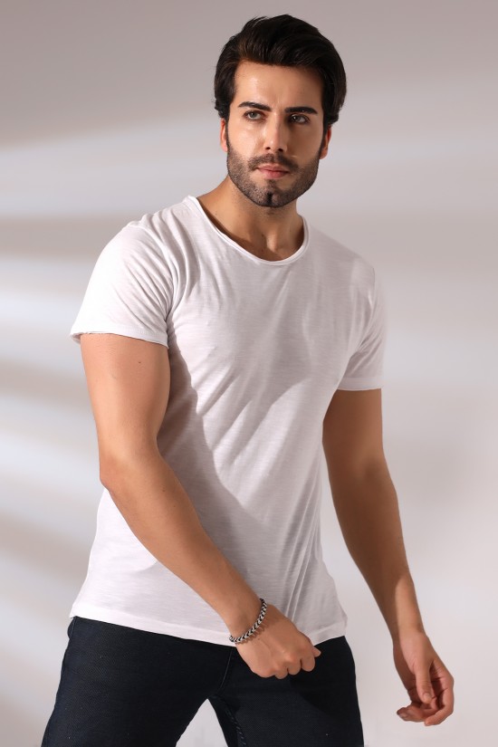 19959 ERKEK KISA KOL BİSİKLET YAKA PİS DİKİMLİ FLAMLI TSHIRT 19959 ERKEK KISA KOL BİSİKLET YAKA PİS DİKİMLİ FLAMLI TSHIRT