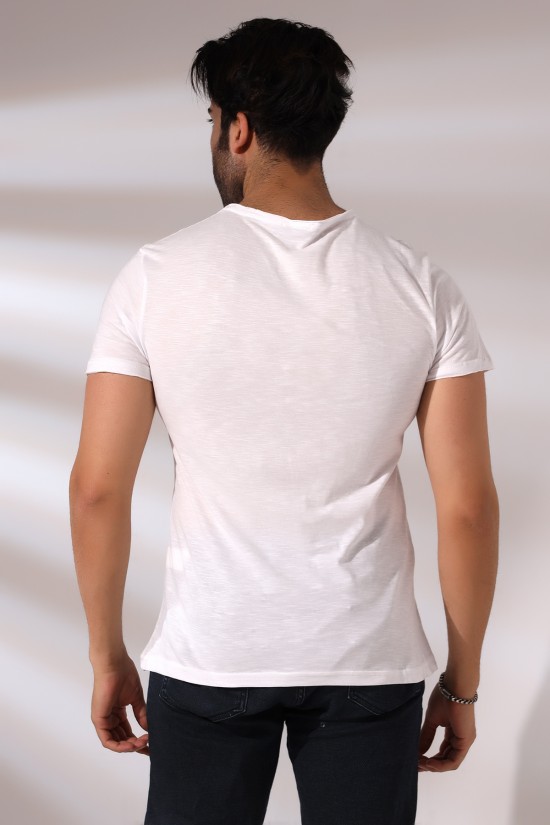 19959 ERKEK KISA KOL BİSİKLET YAKA PİS DİKİMLİ FLAMLI TSHIRT 19959 ERKEK KISA KOL BİSİKLET YAKA PİS DİKİMLİ FLAMLI TSHIRT