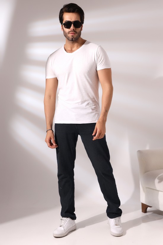 19958 ERKEK KISA KOL V YAKA PİS DİKİMLİ FLAMLI TSHIRT 19958 ERKEK KISA KOL V YAKA PİS DİKİMLİ FLAMLI TSHIRT