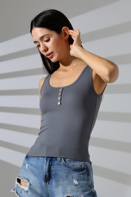 21881 KADIN LYC RİB KOMPAKT PENYE PATLI DÜĞMELİ ATLET 21881 KADIN LYC RİB KOMPAKT PENYE PATLI DÜĞMELİ ATLET