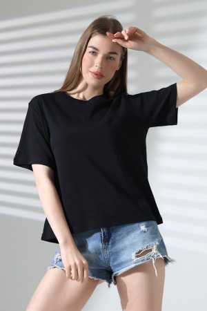 21964 KADIN PENYE COMP LİKRASIZ RİB PAMUKLU KISA KOL BİSİKLET YAKA TSHIRT 21964 KADIN PENYE COMP LİKRASIZ RİB PAMUKLU KISA KOL BİSİKLET YAKA TSHIRT