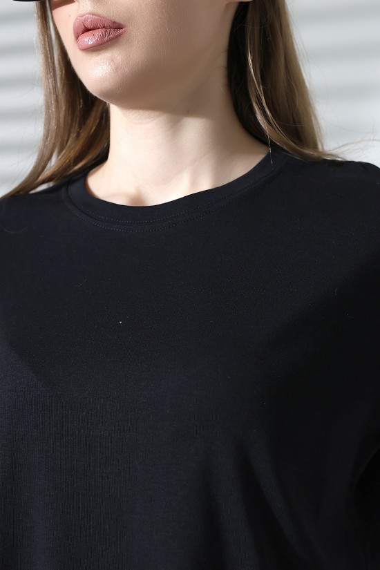 21964 KADIN PENYE COMP LİKRASIZ RİB PAMUKLU KISA KOL BİSİKLET YAKA TSHIRT 21964 KADIN PENYE COMP LİKRASIZ RİB PAMUKLU KISA KOL BİSİKLET YAKA TSHIRT