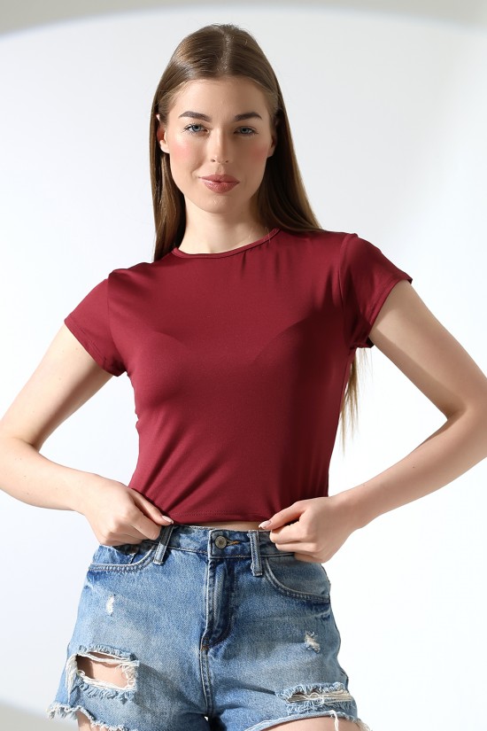 21974 KADIN FULL LYC MİKRO BİSİKLET YAKA TSHIRT 21974 KADIN FULL LYC MİKRO BİSİKLET YAKA TSHIRT