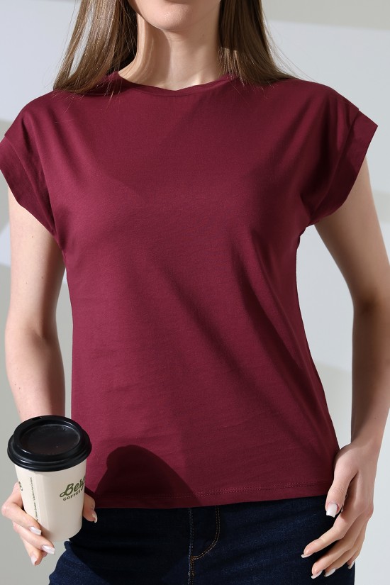 21979 KADIN BİSİKLET YAKA KOL EVİ PARÇALI TSHIRT 21979 KADIN BİSİKLET YAKA KOL EVİ PARÇALI TSHIRT