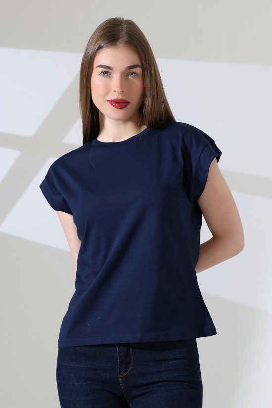 21979 KADIN BİSİKLET YAKA KOL EVİ PARÇALI TSHIRT 21979 KADIN BİSİKLET YAKA KOL EVİ PARÇALI TSHIRT