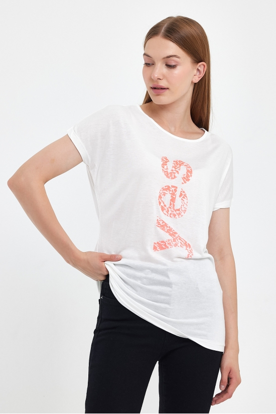 20345 YES KIRIK BASK.BAYAN KISA KOLU BEDENDE SALAŞ VSK TSHIRT 20345 YES KIRIK BASK.BAYAN KISA KOLU BEDENDE SALAŞ VSK TSHIRT