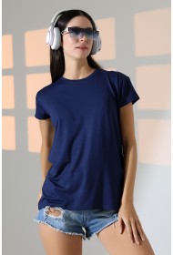 21256 KADIN KISA KOL SALAŞ BİSİKLET YAKA VSK TSHIRT 21256 KADIN KISA KOL SALAŞ BİSİKLET YAKA VSK TSHIRT