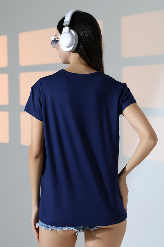 21256 KADIN KISA KOL SALAŞ BİSİKLET YAKA VSK TSHIRT 21256 KADIN KISA KOL SALAŞ BİSİKLET YAKA VSK TSHIRT