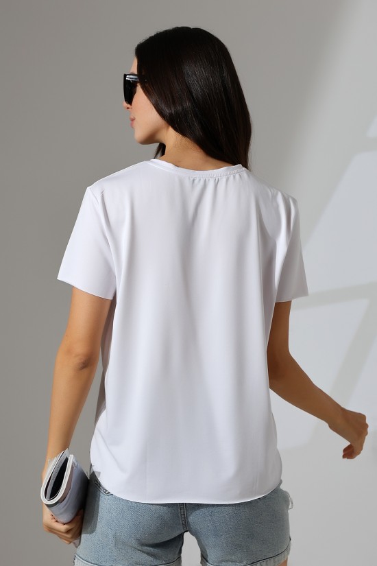 21638 KADIN MİKROPOLY GENİŞ BİSİKLET YAKA KISA KOLU VE ETEĞİ DİKİŞSİZ MİKROFAY TSHIRT 21638 KADIN MİKROPOLY GENİŞ BİSİKLET YAKA KISA KOLU VE ETEĞİ DİKİŞSİZ MİKROFAY TSHIRT