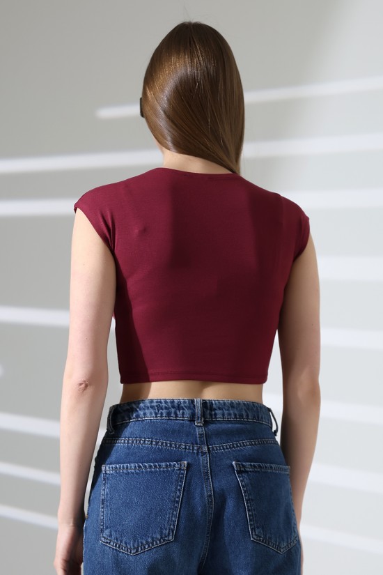 21932 KADIN KISA KOLU BEDENDE BİSİKLET YAKA FULLLYC VORTEKSVSKRİBANA KISA CROP TSHIRT 21932 KADIN KISA KOLU BEDENDE BİSİKLET YAKA FULLLYC VORTEKSVSKRİBANA KISA CROP TSHIRT