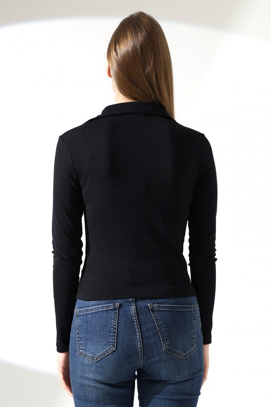 21938 KADIN FULLLYC RİBANA UZUN KOL KOL GÖMLEK YAKA PATLI UZUN KOL TSHIRT 21938 KADIN FULLLYC RİBANA UZUN KOL KOL GÖMLEK YAKA PATLI UZUN KOL TSHIRT