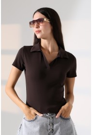 22023 KADIN FULL LYC RİBANA GÖMLEK YAKA PATLI KISA KOL TSHIRT 22023 KADIN FULL LYC RİBANA GÖMLEK YAKA PATLI KISA KOL TSHIRT