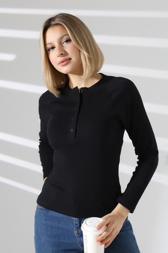 22025 KADIN KARYOKALI REGLAN UZUN KOL UZUN PATLI 5 FÜĞMELİ FULL LYC RİBANA TSHIRT 22025 KADIN KARYOKALI REGLAN UZUN KOL UZUN PATLI 5 FÜĞMELİ FULL LYC RİBANA TSHIRT