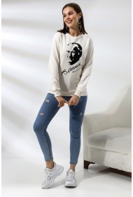 19159 K. ATATÜRK BASK.2CM TEMİZLEME BİYELİ 2İP KADIN SWET 19159 K. ATATÜRK BASK.2CM TEMİZLEME BİYELİ 2İP KADIN SWET