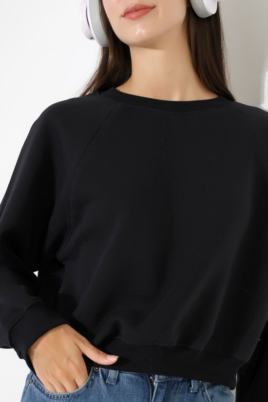 21973 KADIN 3 İP PENYE KOMPAKT ŞARDONLU KARYOKALI REGLAN KOL YANLARI KARYOKALI PARÇALI GENİŞ BİSİKLET YAKA SWEATSHIRT 21973 KADIN 3 İP PENYE KOMPAKT ŞARDONLU KARYOKALI REGLAN KOL YANLARI KARYOKALI PARÇALI GENİŞ BİSİKLET YAKA SWEATSHIRT