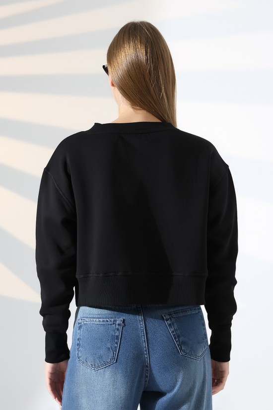 21925 KADIN 3 İP PENYE KOMPAKT ŞARDONLU YÜKSEK KAŞG YAKA ALTI ÜÇGEN KARYOKALI YANLARI YIRTMAÇLI I GENİŞ SWEATSHIRT 21925 KADIN 3 İP PENYE KOMPAKT ŞARDONLU YÜKSEK KAŞG YAKA ALTI ÜÇGEN KARYOKALI YANLARI YIRTMAÇLI I GENİŞ SWEATSHIRT