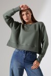 21925 KADIN 3 İP PENYE KOMPAKT ŞARDONLU YÜKSEK KAŞG YAKA ALTI ÜÇGEN KARYOKALI YANLARI YIRTMAÇLI I GENİŞ SWEATSHIRT 21925 KADIN 3 İP PENYE KOMPAKT ŞARDONLU YÜKSEK KAŞG YAKA ALTI ÜÇGEN KARYOKALI YANLARI YIRTMAÇLI I GENİŞ SWEATSHIRT