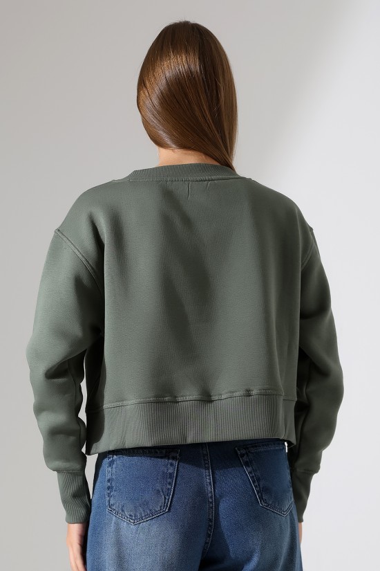 21925 KADIN 3 İP PENYE KOMPAKT ŞARDONLU YÜKSEK KAŞG YAKA ALTI ÜÇGEN KARYOKALI YANLARI YIRTMAÇLI I GENİŞ SWEATSHIRT 21925 KADIN 3 İP PENYE KOMPAKT ŞARDONLU YÜKSEK KAŞG YAKA ALTI ÜÇGEN KARYOKALI YANLARI YIRTMAÇLI I GENİŞ SWEATSHIRT