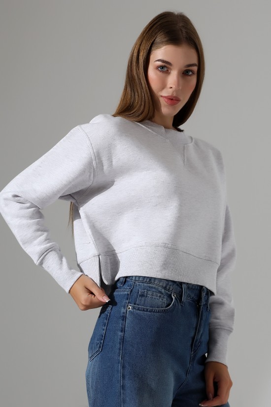 21925 KADIN 3 İP PENYE KOMPAKT ŞARDONLU YÜKSEK KAŞG YAKA ALTI ÜÇGEN KARYOKALI YANLARI YIRTMAÇLI I GENİŞ SWEATSHIRT 21925 KADIN 3 İP PENYE KOMPAKT ŞARDONLU YÜKSEK KAŞG YAKA ALTI ÜÇGEN KARYOKALI YANLARI YIRTMAÇLI I GENİŞ SWEATSHIRT