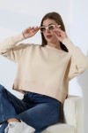 21925 KADIN 3 İP PENYE KOMPAKT ŞARDONLU YÜKSEK KAŞG YAKA ALTI ÜÇGEN KARYOKALI YANLARI YIRTMAÇLI I GENİŞ SWEATSHIRT 21925 KADIN 3 İP PENYE KOMPAKT ŞARDONLU YÜKSEK KAŞG YAKA ALTI ÜÇGEN KARYOKALI YANLARI YIRTMAÇLI I GENİŞ SWEATSHIRT