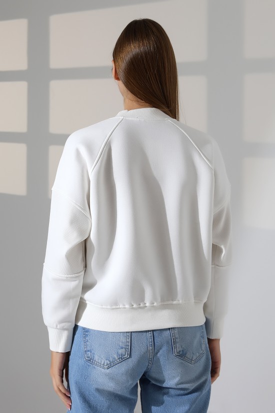 21970 KADIN 3 İP PENYE KOMPAKT ŞARDONLU REGLAN KOL KOLLARI KAŞGORE PARÇALI DİK BİSİKLET YAKA SWEATSHIRT 21970 KADIN 3 İP PENYE KOMPAKT ŞARDONLU REGLAN KOL KOLLARI KAŞGORE PARÇALI DİK BİSİKLET YAKA SWEATSHIRT