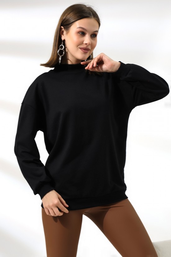 19556 BAYAN POLYVSK 2 İP YARIM BALIKÇI TUNİK SWETSHIRT 19556 BAYAN POLYVSK 2 İP YARIM BALIKÇI TUNİK SWETSHIRT