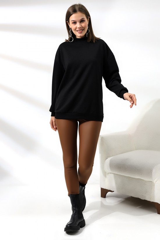 19556 BAYAN POLYVSK 2 İP YARIM BALIKÇI TUNİK SWETSHIRT 19556 BAYAN POLYVSK 2 İP YARIM BALIKÇI TUNİK SWETSHIRT