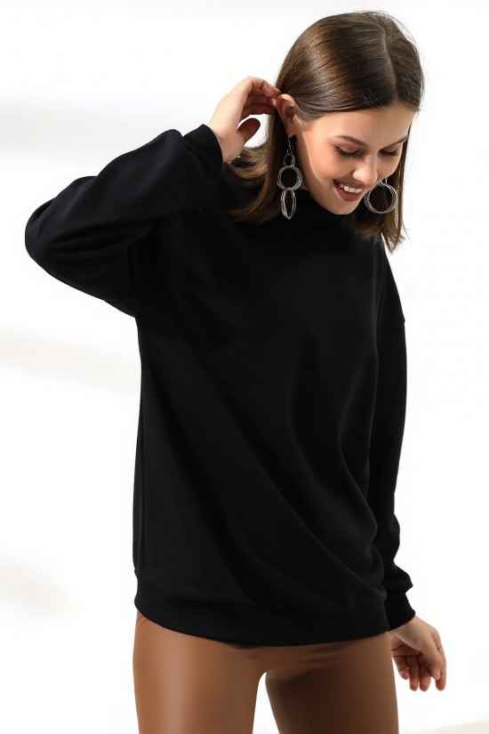 19556 BAYAN POLYVSK 2 İP YARIM BALIKÇI TUNİK SWETSHIRT 19556 BAYAN POLYVSK 2 İP YARIM BALIKÇI TUNİK SWETSHIRT