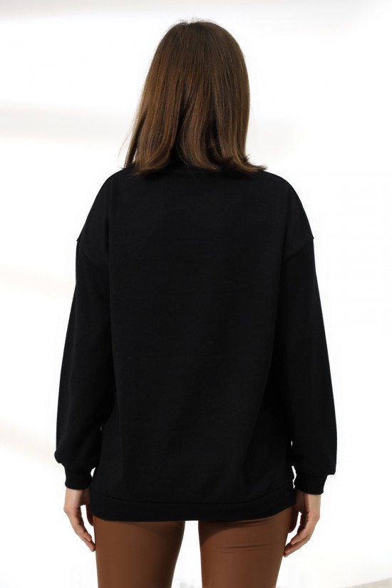 19556 BAYAN POLYVSK 2 İP YARIM BALIKÇI TUNİK SWETSHIRT 19556 BAYAN POLYVSK 2 İP YARIM BALIKÇI TUNİK SWETSHIRT